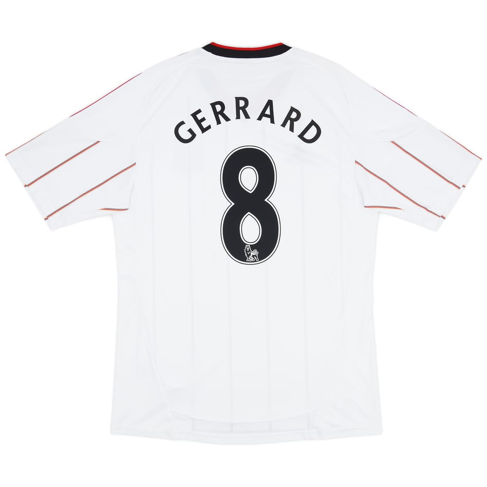 2010-11 Liverpool Away Shirt Gerrard #8 - 8/10 - (M)
