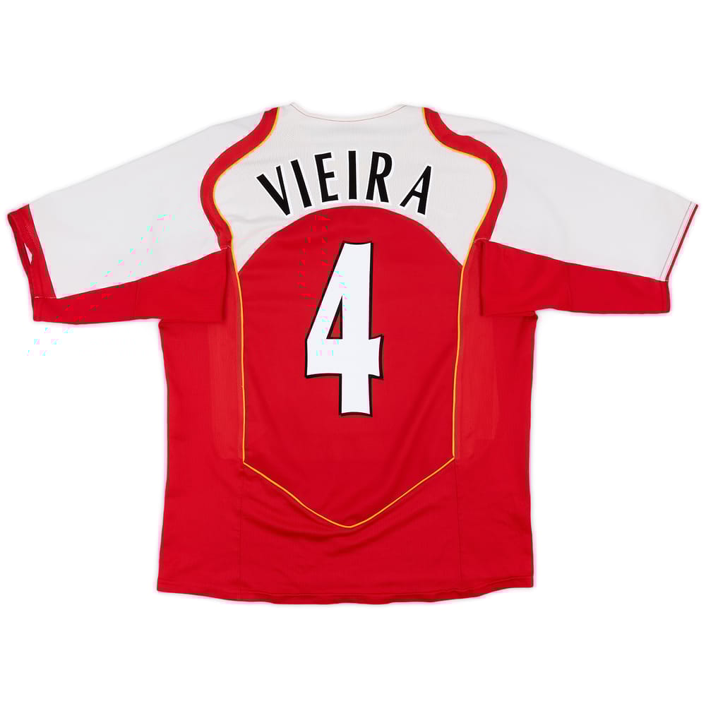 2004-05 Arsenal Home Shirt Vieira #4 - 5/10 - (L)