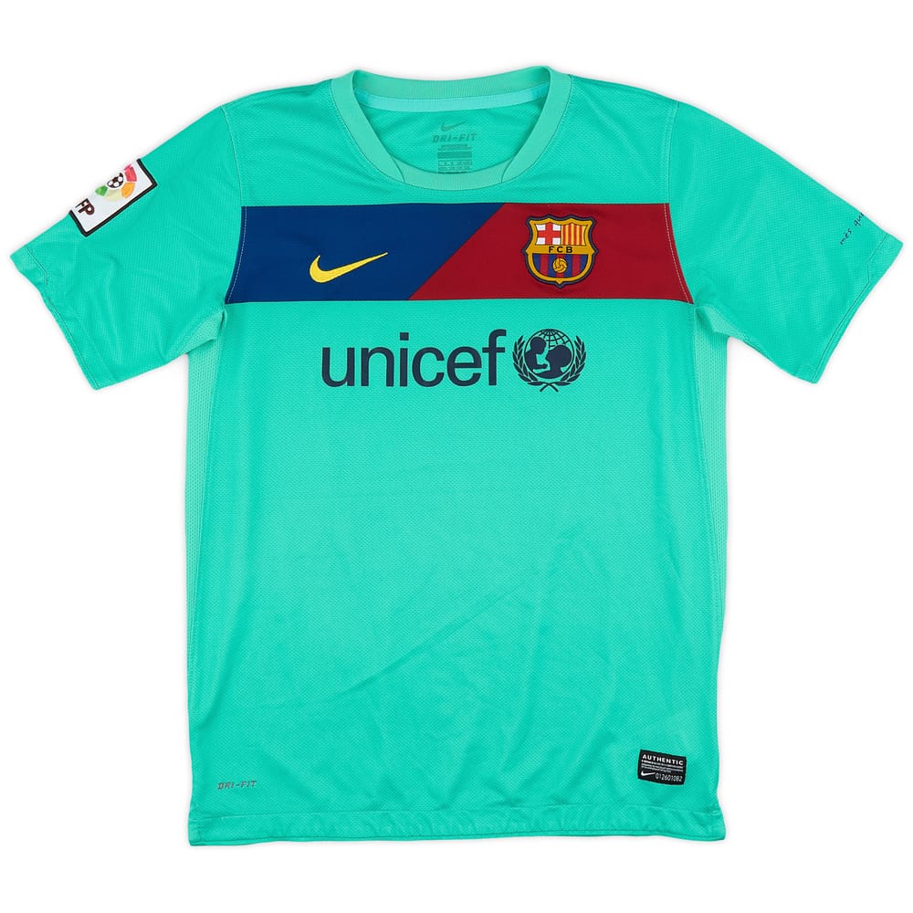 2010-11 Barcelona Away Shirt - 8/10 - (L.Boys)