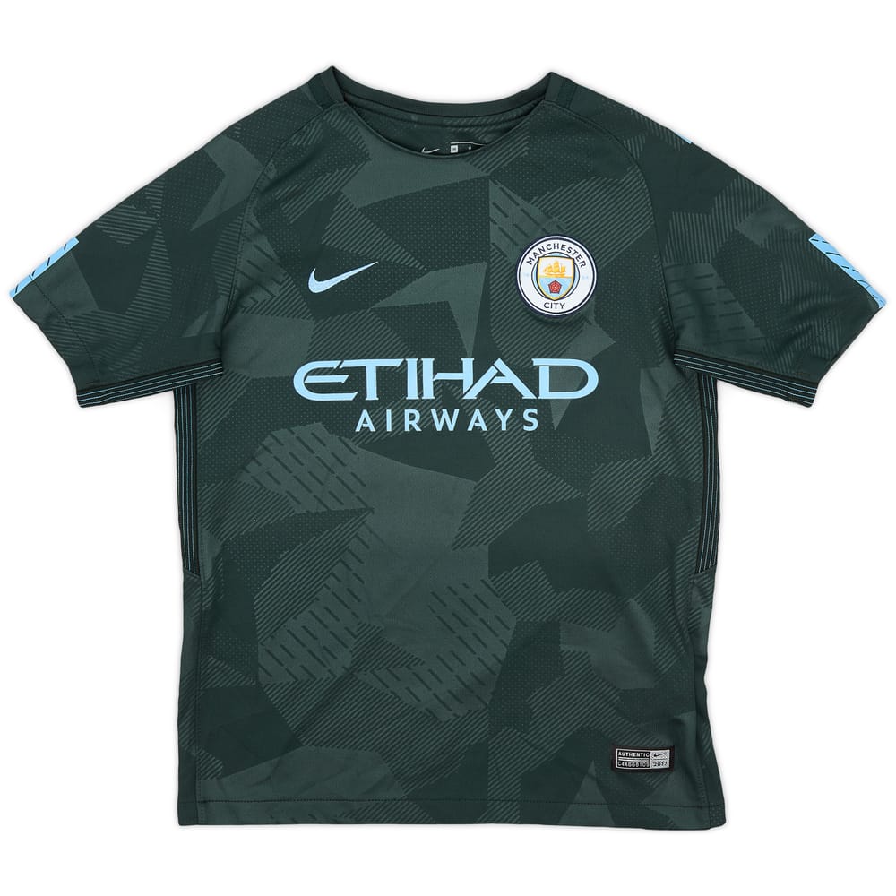 2017-18 Manchester City Third Shirt - 9/10 - (M.Boys)