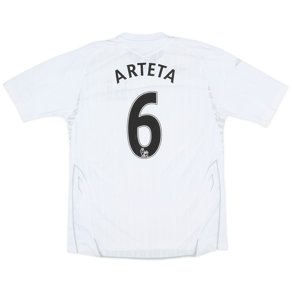 2007-08 Everton Away Shirt Arteta #6 - 8/10 - (L)