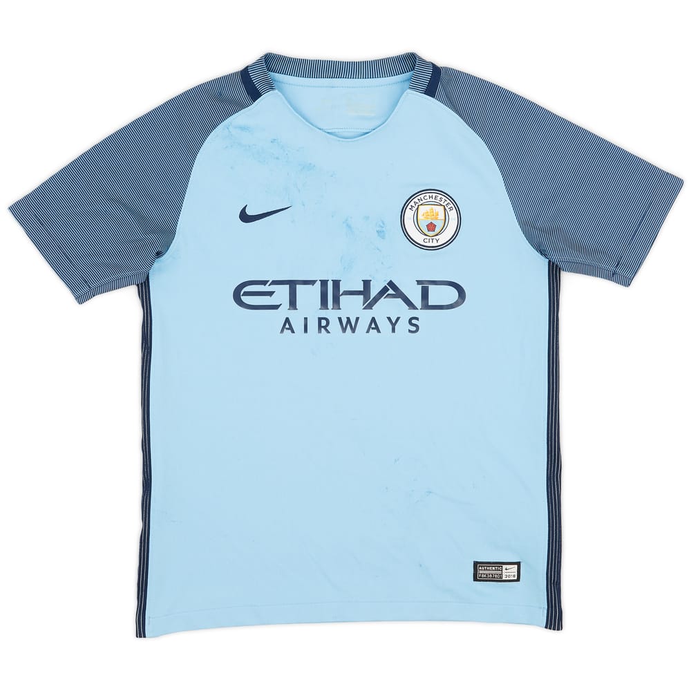 2016-17 Manchester City Home Shirt - 5/10 - (M.Boys)