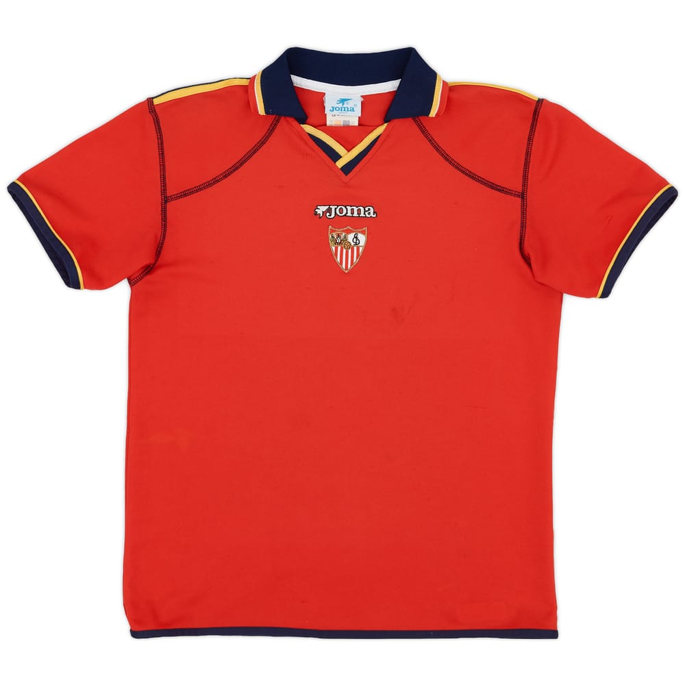 2001-02 Sevilla Away Shirt - 8/10 - (L.Boys)