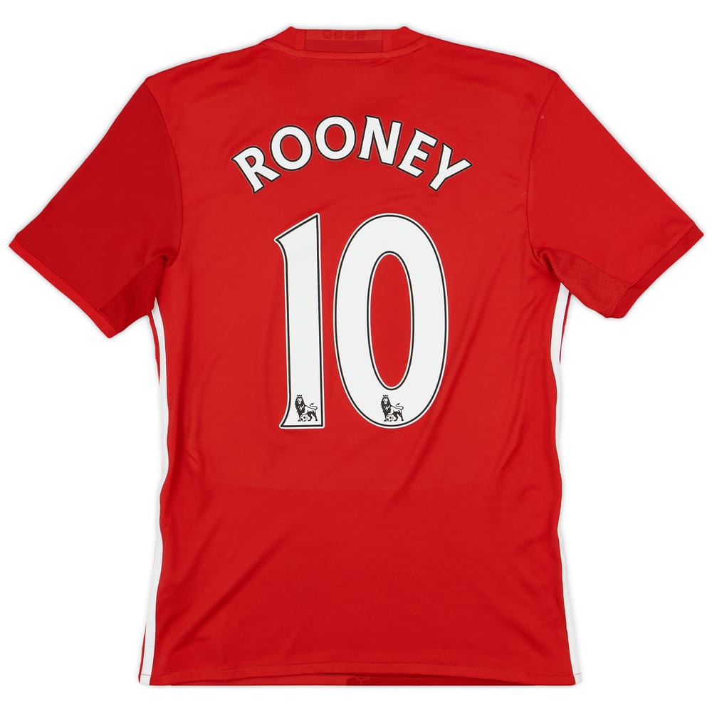 2016-17 Manchester United Home Shirt Rooney #10 - 6/10 - (XS)