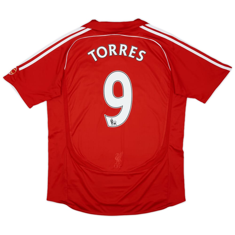 2006-08 Liverpool Home Shirt Torres #9