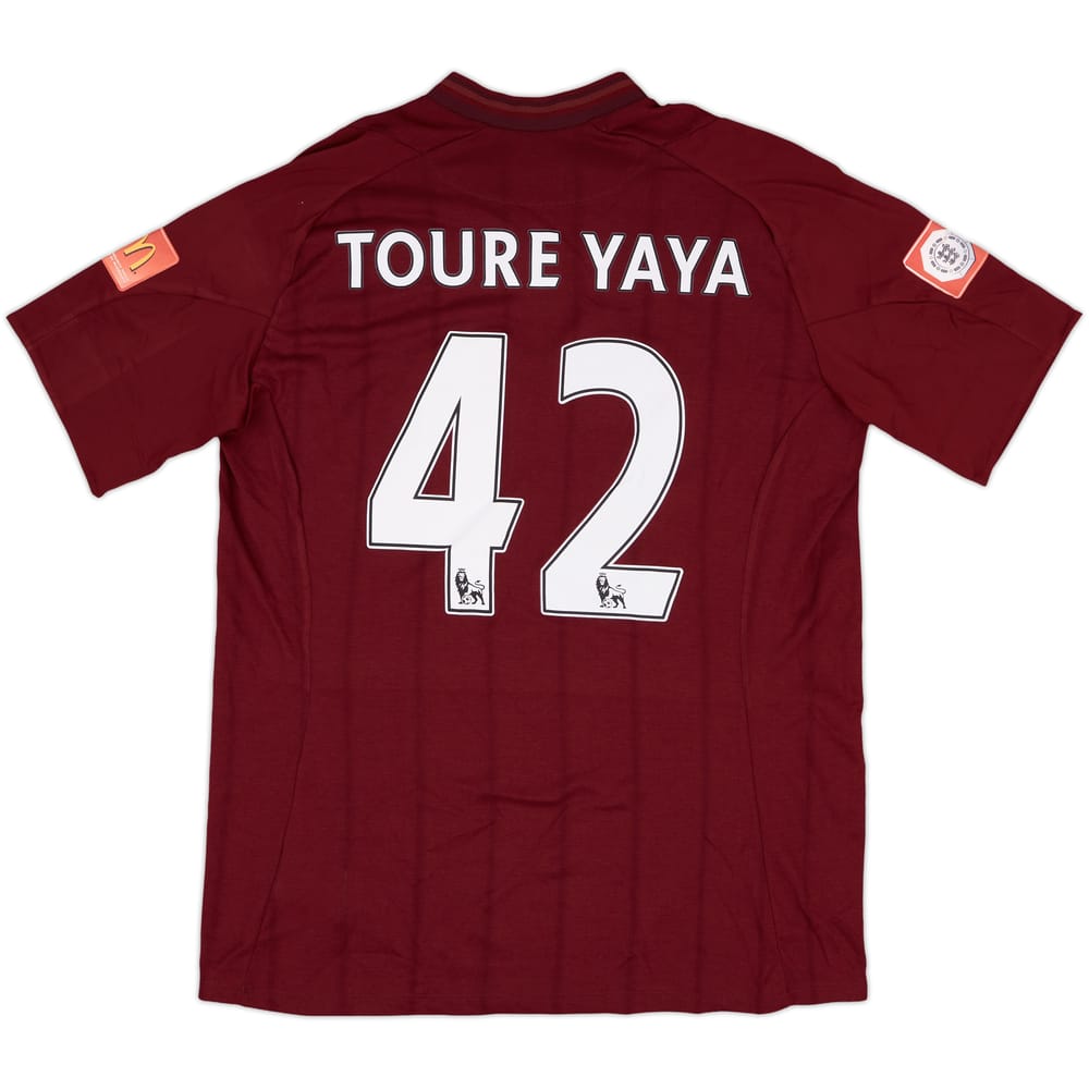 2012-13 Manchester City Away Shirt Toure Yaya #42 (L)