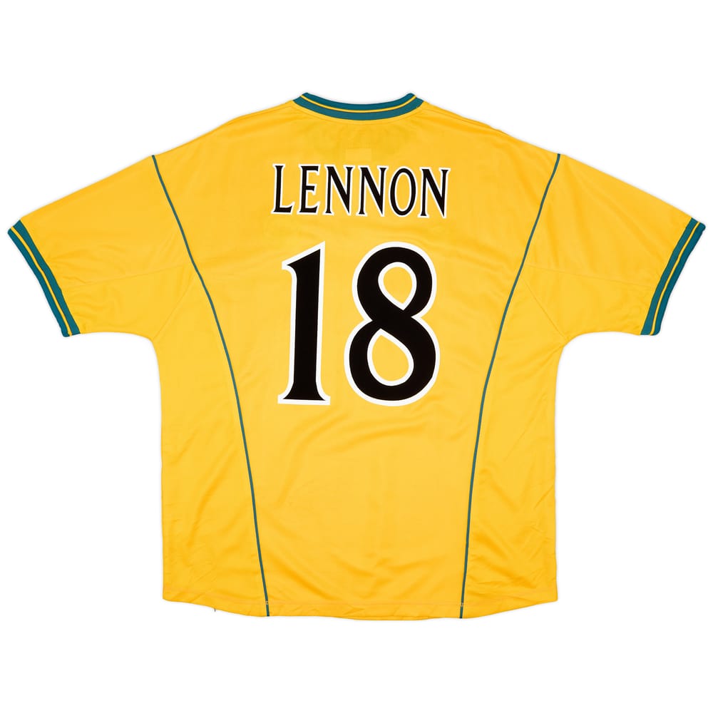 2000-02 Celtic Away Shirt Lennon #18 - 6/10 - (XL)