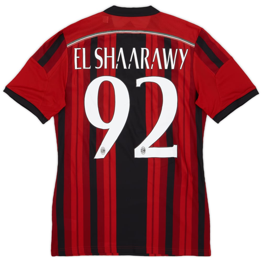 ACミラン EL SHAARAWY 92 番 シャツ 2012-13 AC Milan Authentic Away L/S Shirt El Shaarawy #92