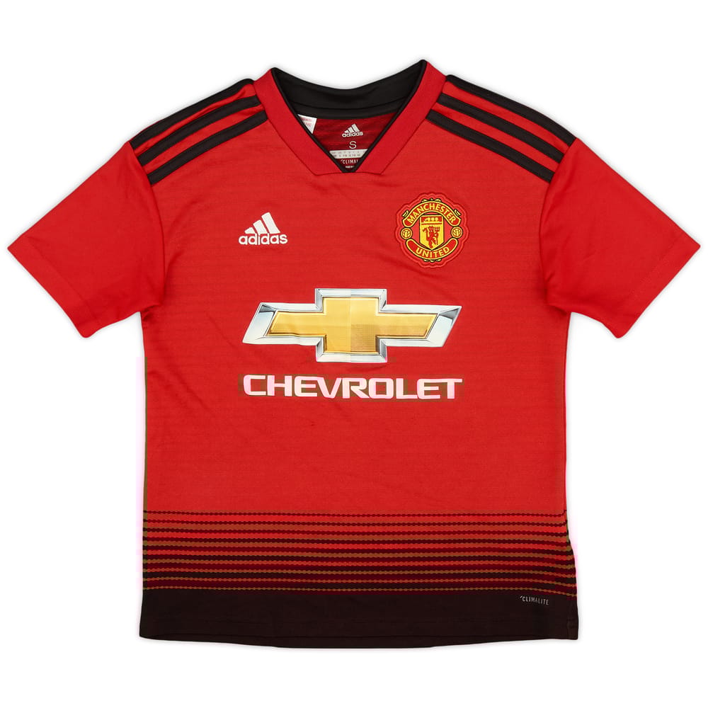 2018-19 Manchester United Home Shirt - 8/10 - (S.Boys)