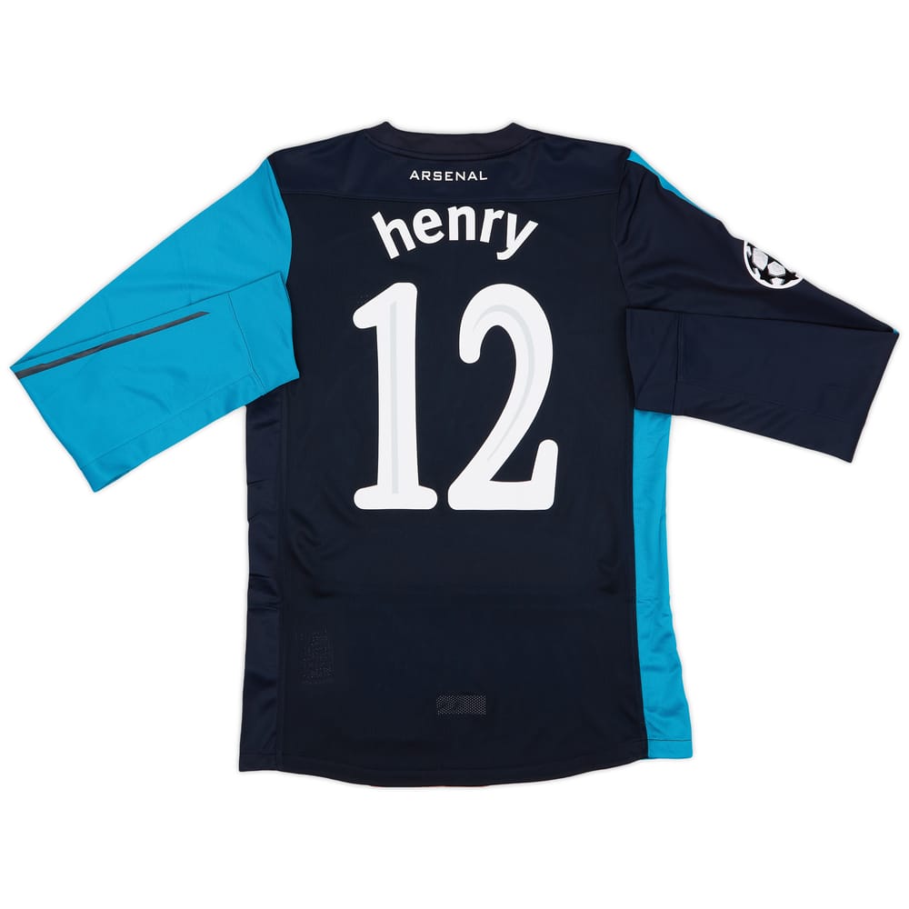 2011-12 Arsenal Player Issue Away L/S Shirt Henry #12 (M)