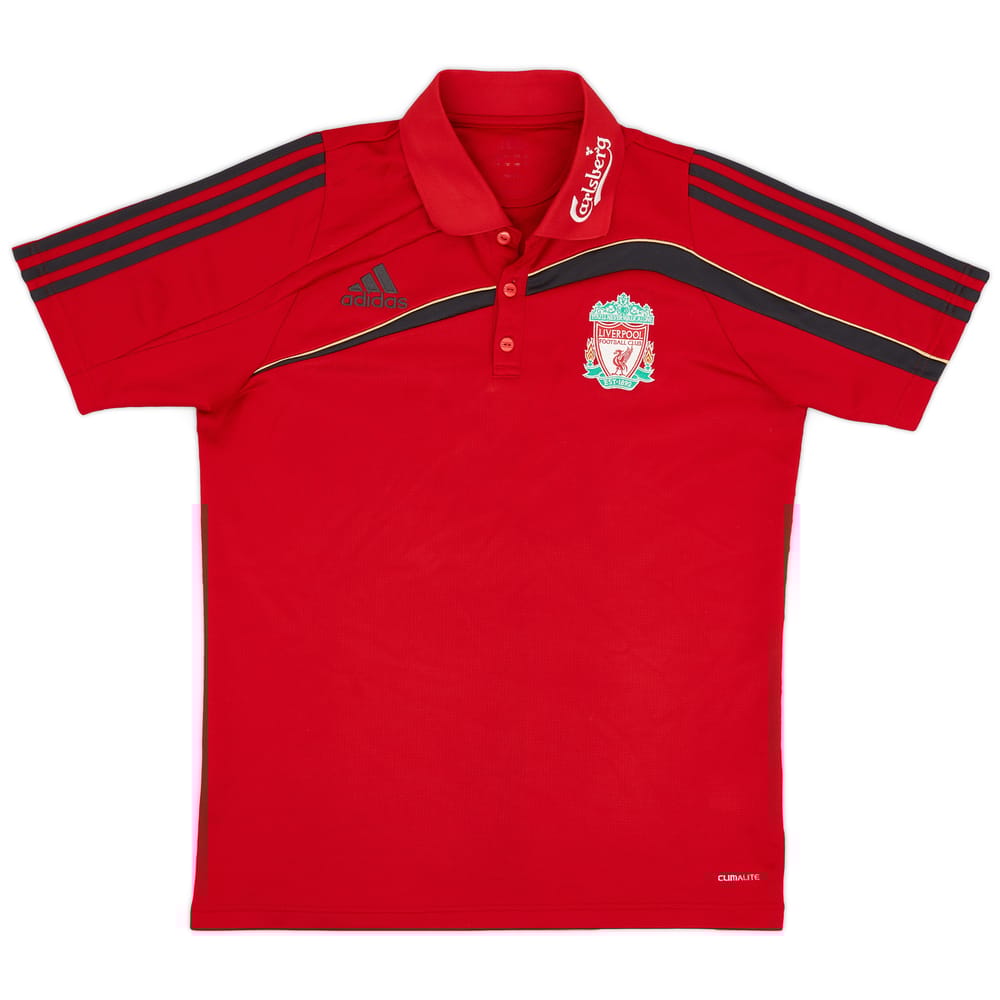 2009-10 Liverpool adidas Polo Shirt - 7/10 - (M)