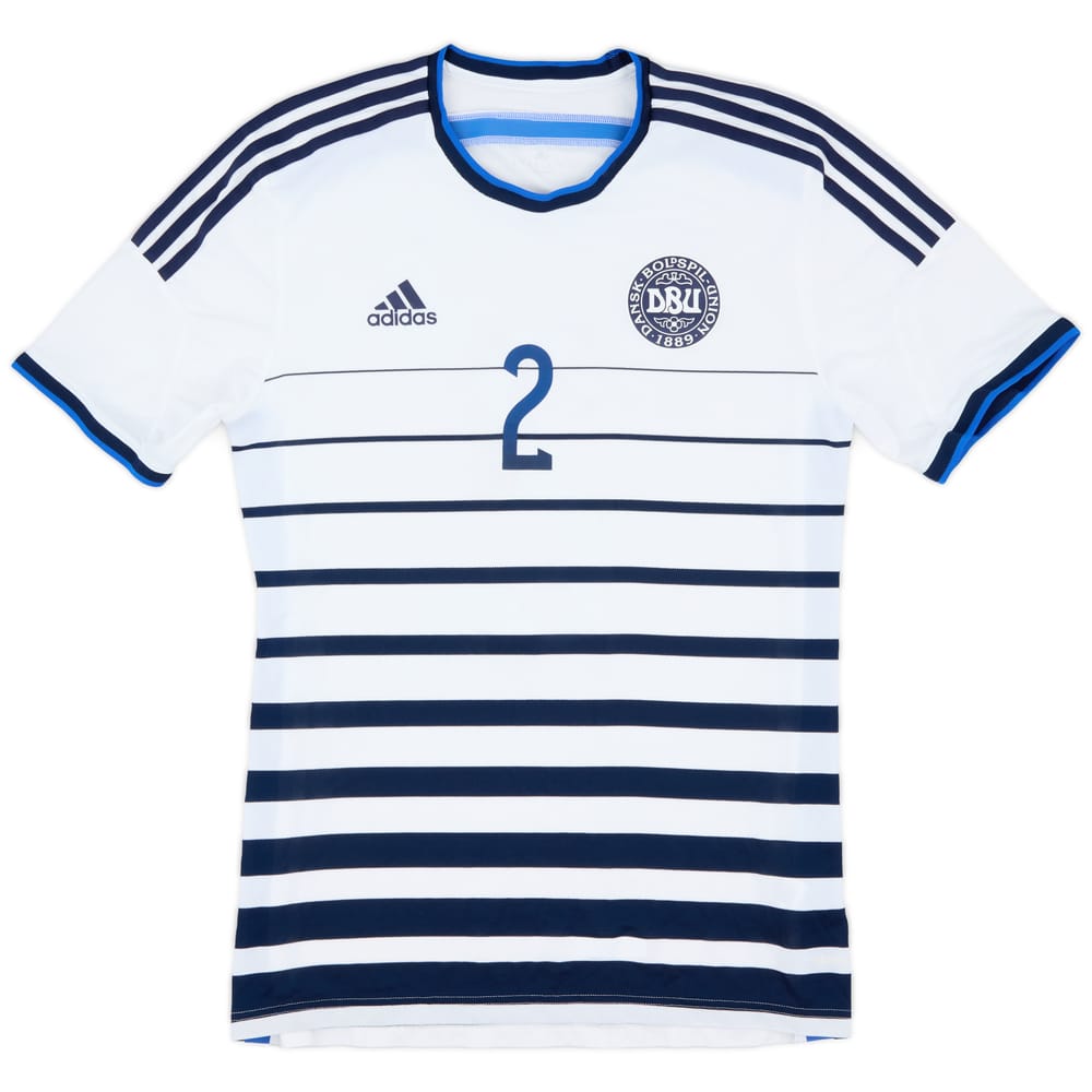 2014-15 Denmark Player Issue Away Shirt #2 - 9/10 - (L)