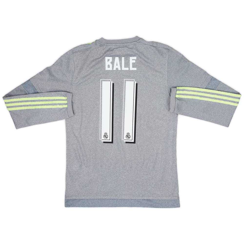 2015-16 Real Madrid Away L/S Shirt Bale #11 - 8/10 - (S)