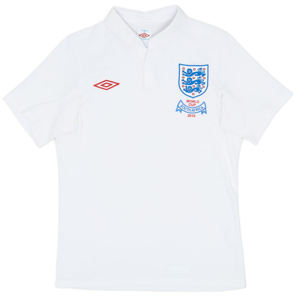 2009-10 England 'South Africa' Home Shirt - 8/10 - (XS)