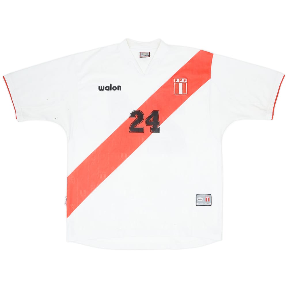 2004-06 Peru Home Shirt #24 - 5/10 - (XL)