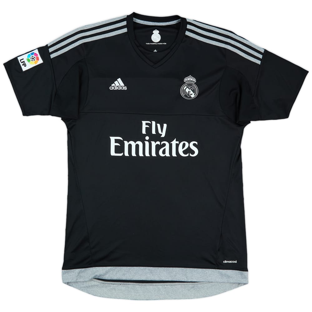 2015-16 Real Madrid GK S/S Shirt - 10/10 - (L)