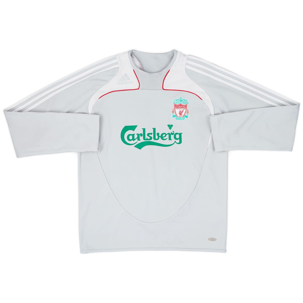 2008-09 Liverpool adidas Sweat Top - 7/10 - (M)