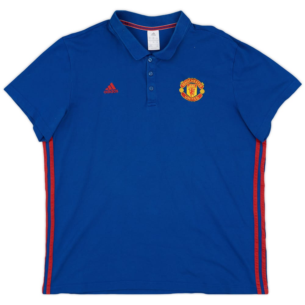 2016-17 Manchester United adidas Polo Shirt - 7/10 - (XXL)