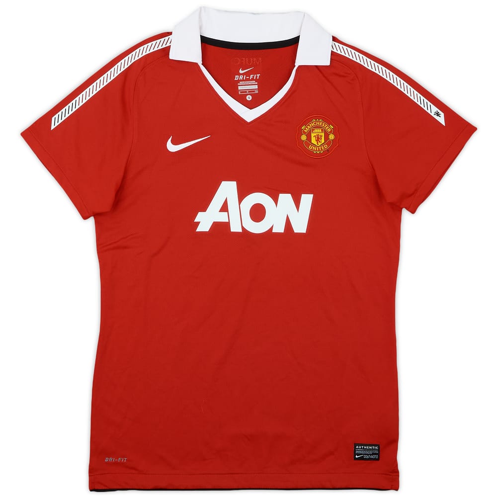 2010-11 Manchester United Home Shirt - 9/10 - (Women's S)