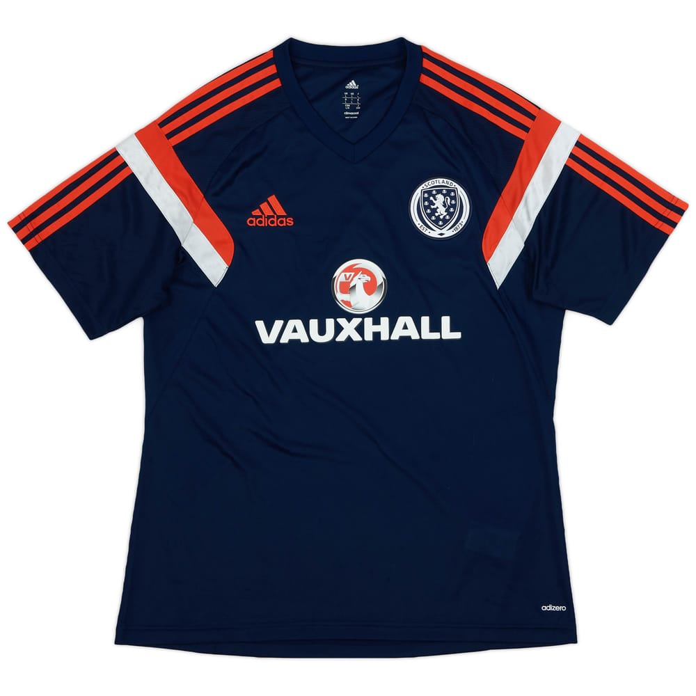 2013-14 Scotland adidas Trainiing Shirt - 9/10 - (L)