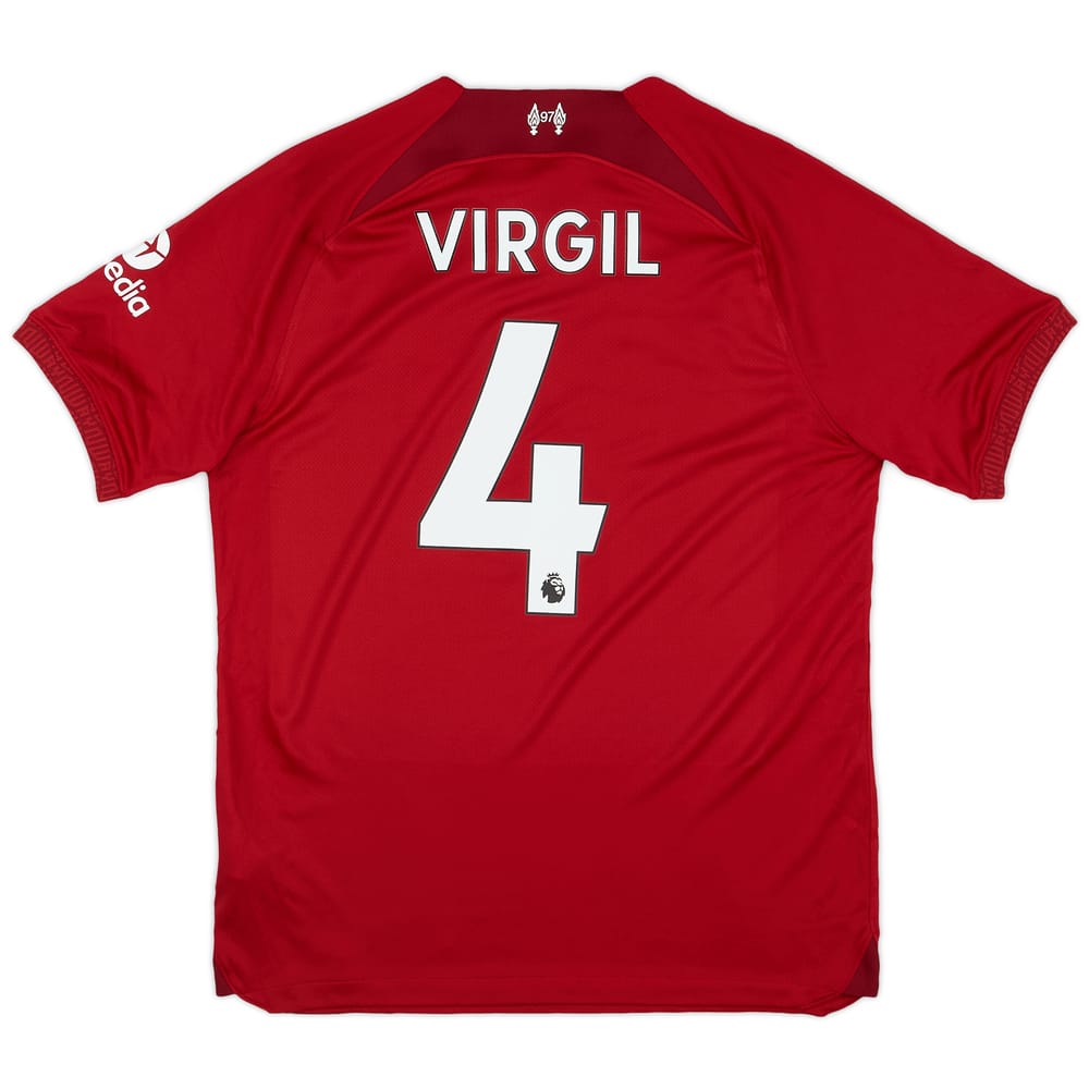 2022-23 Liverpool Home Shirt Virgil #4