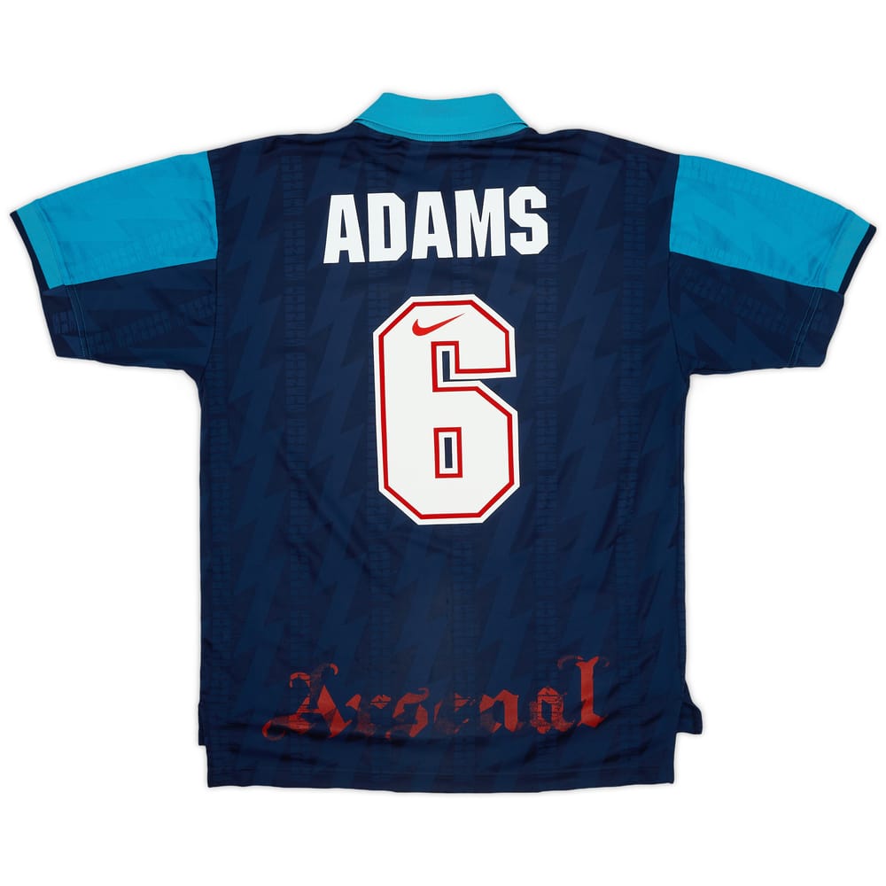 1994-95 Arsenal Away Shirt Adams #6 - 8/10 - (M)