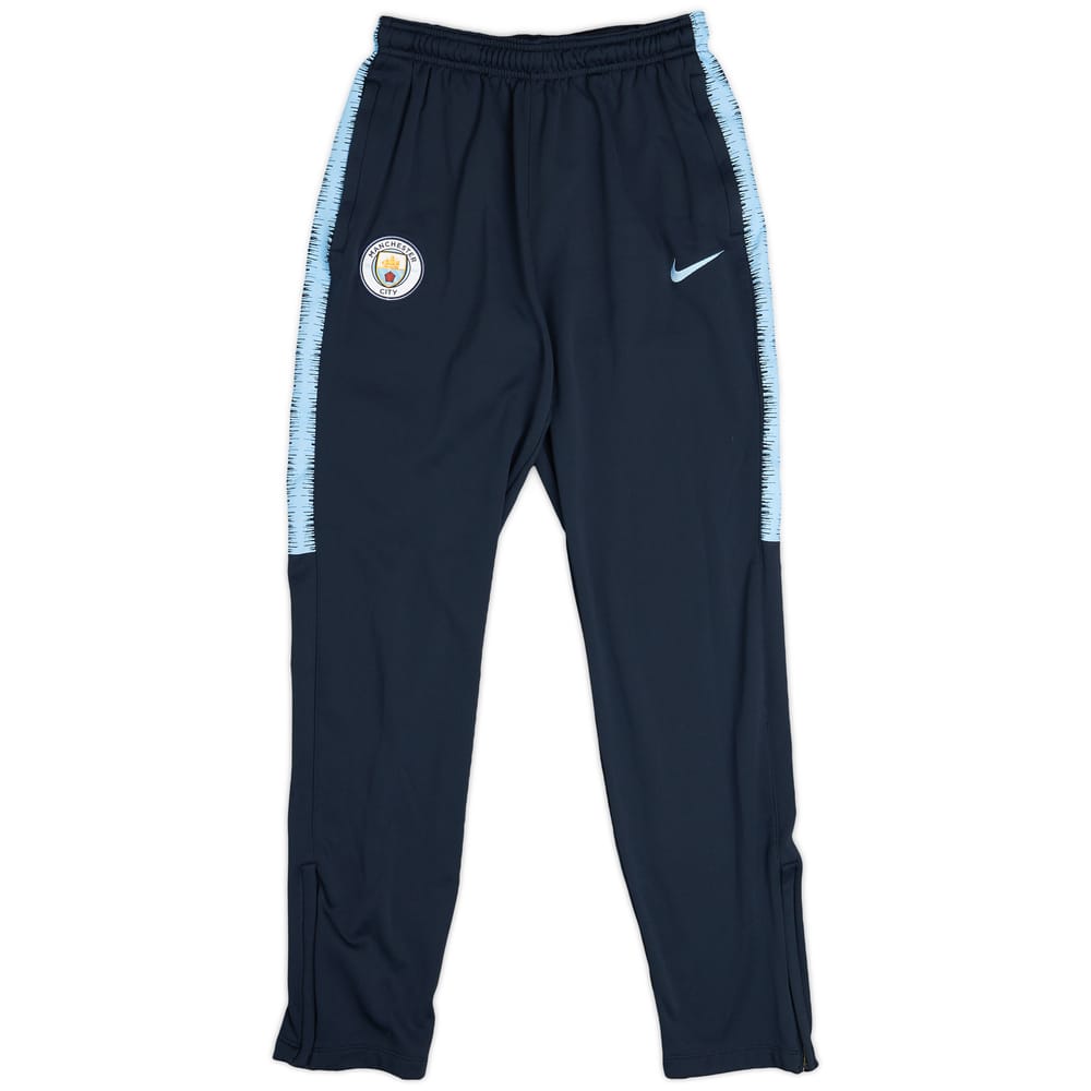 2018-19 Manchester City Nike Track Pants/Bottoms - 9/10 - (S)