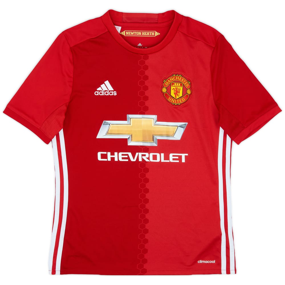 2016-17 Manchester United Home Shirt - 8/10 - (L.Boys)