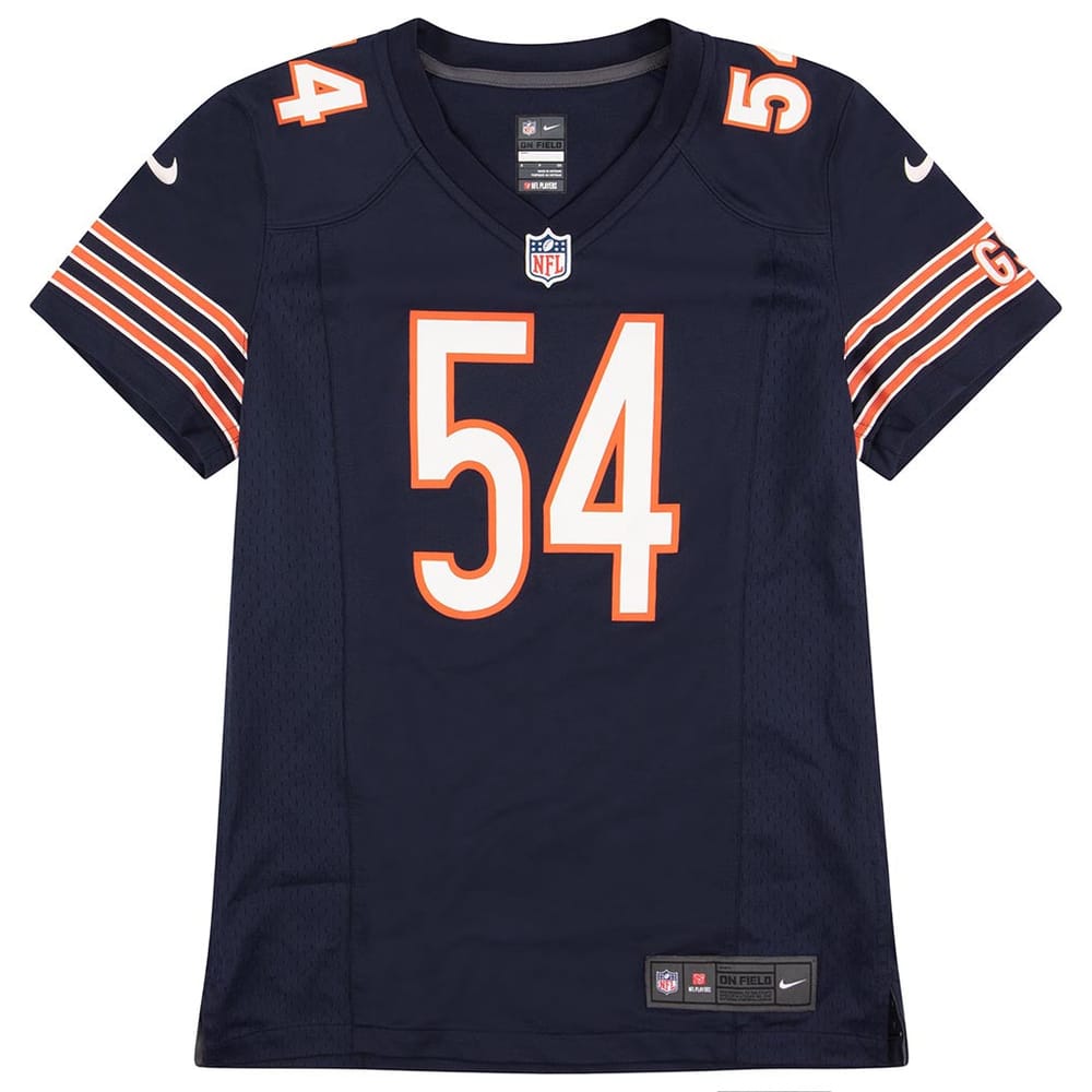 2012 Chicago Bears Urlacher #54 Nike Game Jersey (Home) Womens (S)