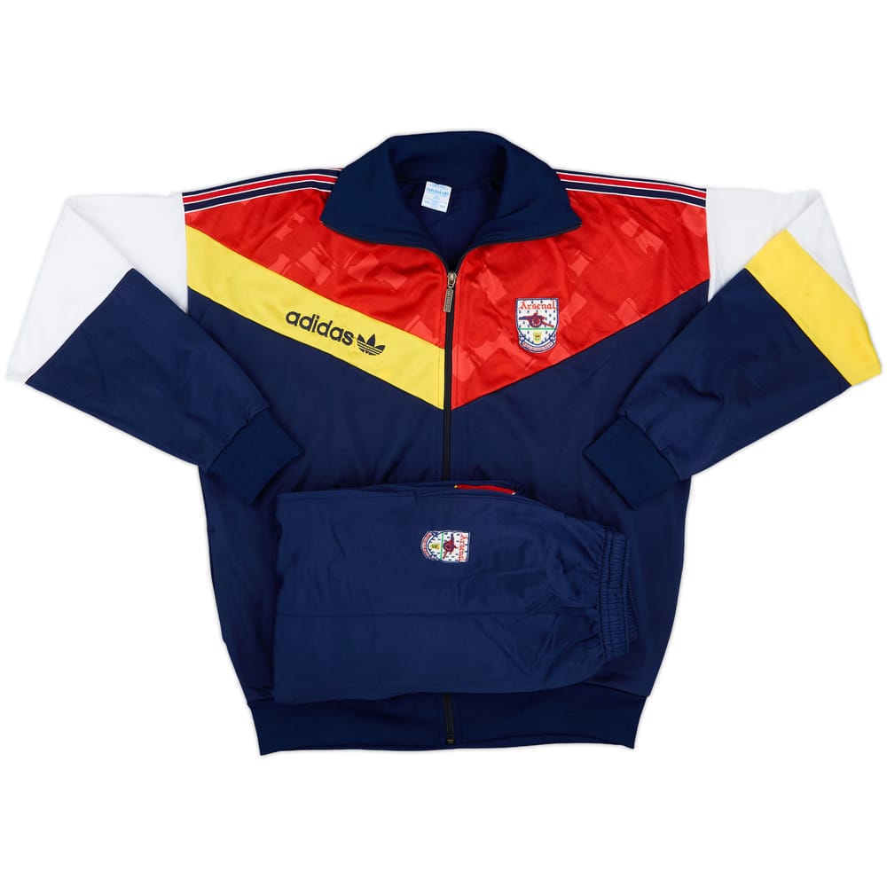 1990-92 Arsenal adidas Tracksuit - 9/10 - (L)