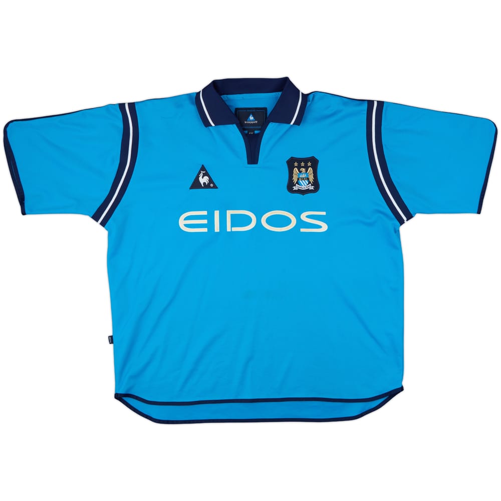 2001-02 Manchester City Home Shirt - 9/10 - (XL)