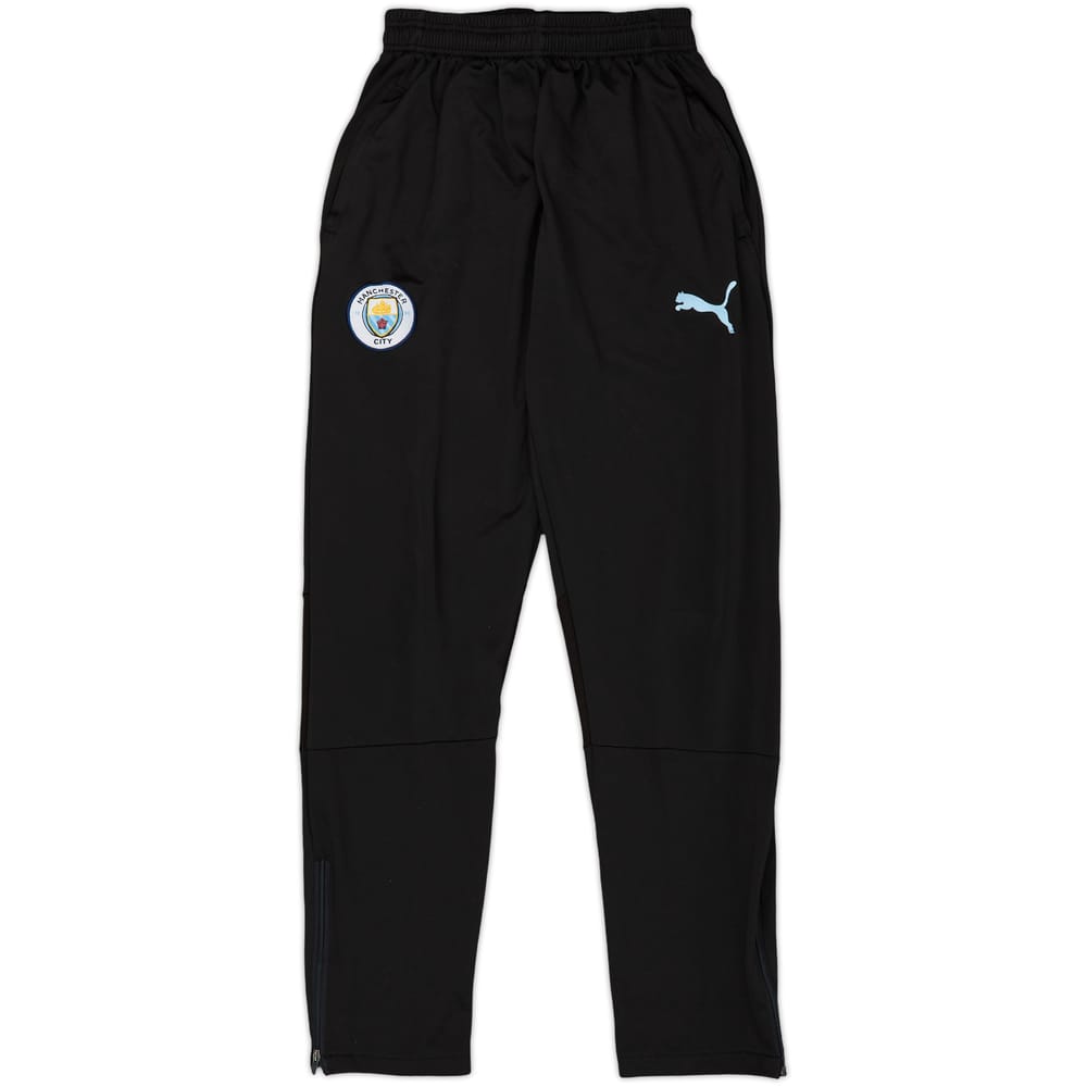 2019-20 Manchester City Puma Track Pants/Bottoms - 9/10 - (S.Boys)