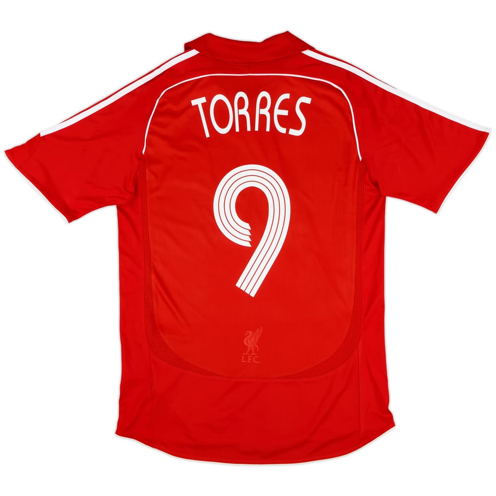 2006-08 Liverpool Home Shirt Torres #9 - 6/10 - (M)