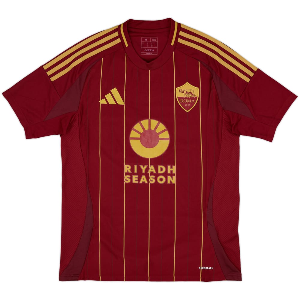 2024-25 Roma Home Shirt - 9/10 - (M)