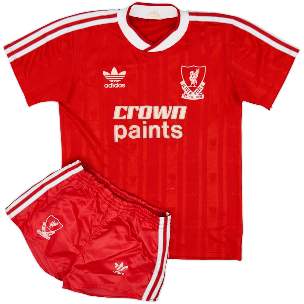 1987-88 Liverpool Home Shirt and Shorts - 8/10 - (S)