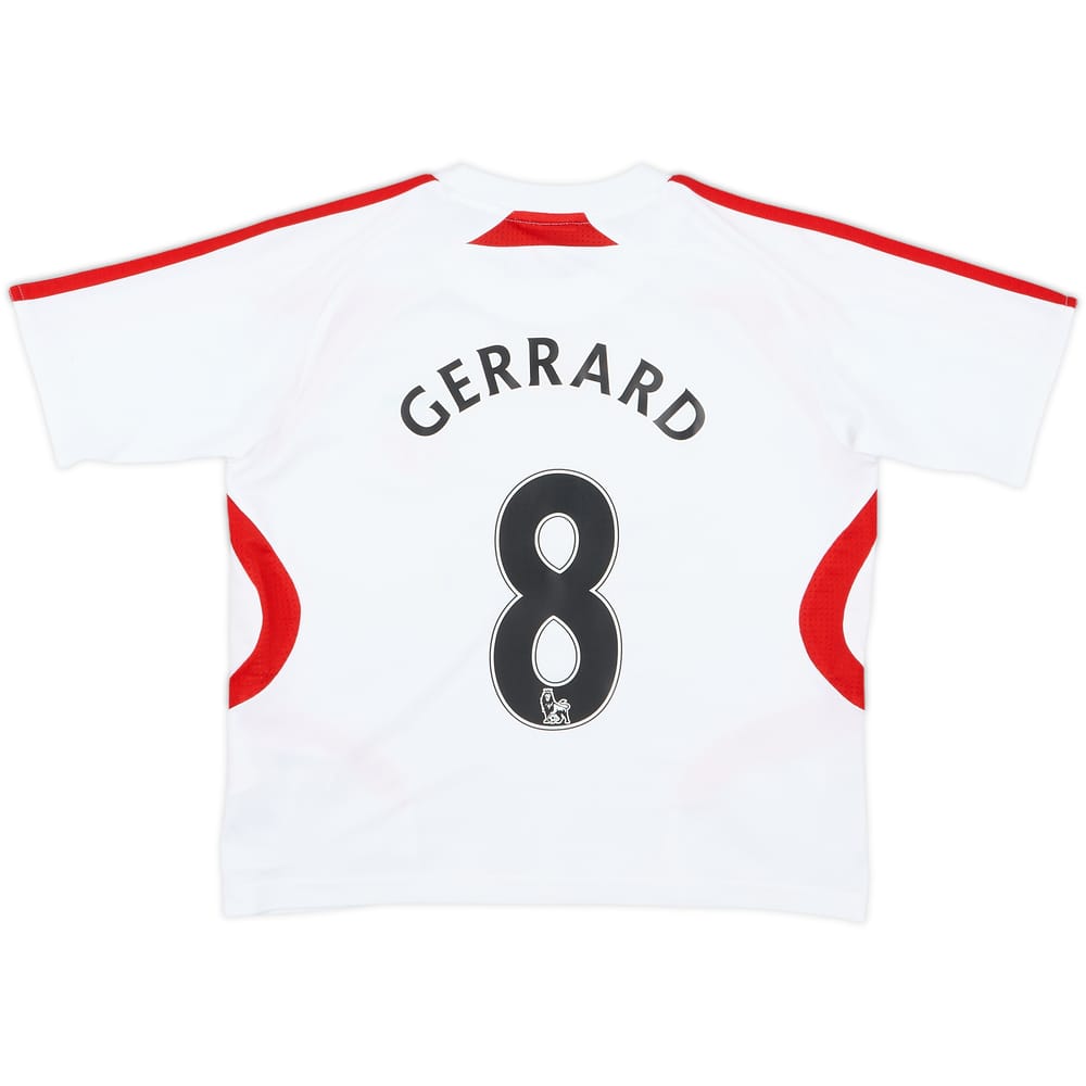 2007-08 Liverpool Away Shirt Gerrard #8 - 8/10 - (5-6 Years)