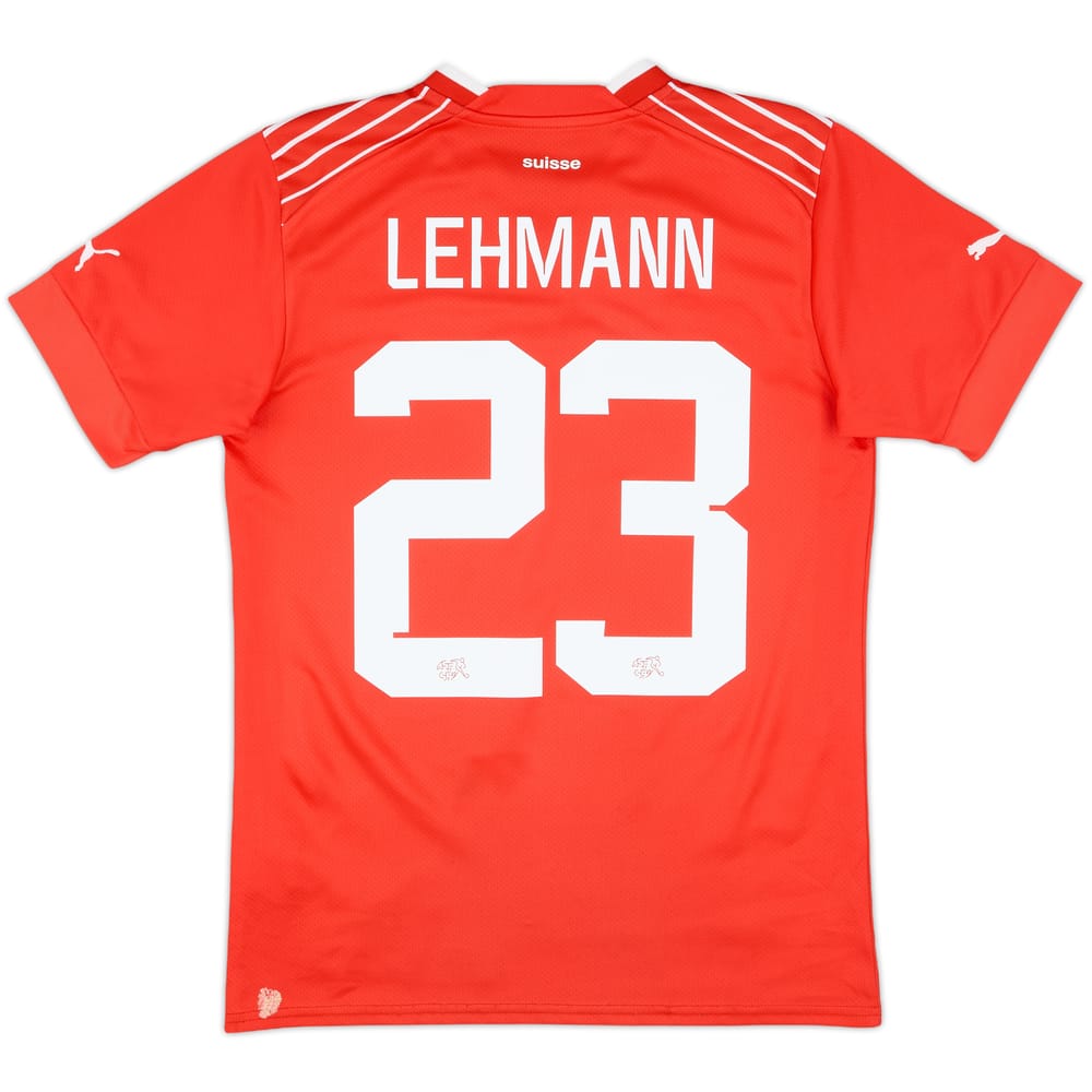 2022-23 Switzerland Home Shirt Lehmann #23 - 6/10 - (S)