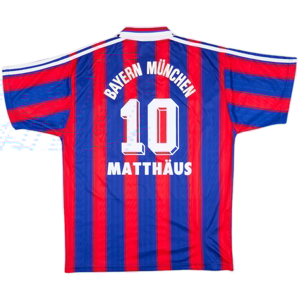 1995-97 Bayern Munich Home Shirt Matthaus #10 - 7/10 - (L)