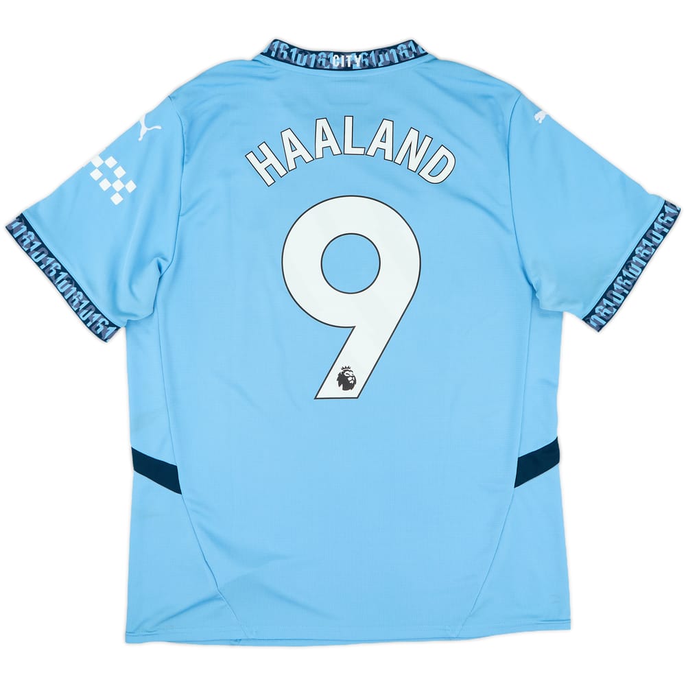 2024-25 Manchester City Home Shirt Haaland #9 - 8/10 - (XL)