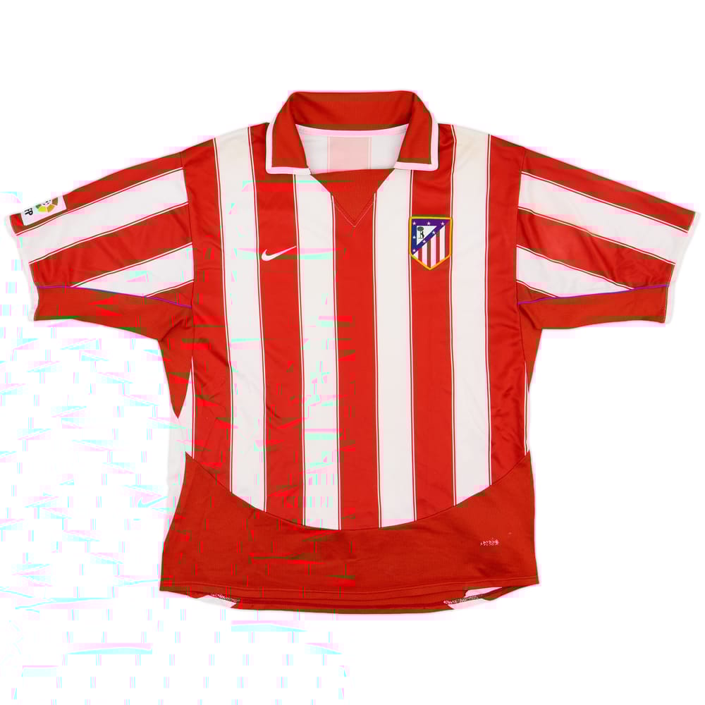 2003-04 Atletico Madrid Home Shirt - 6/10 - (L)