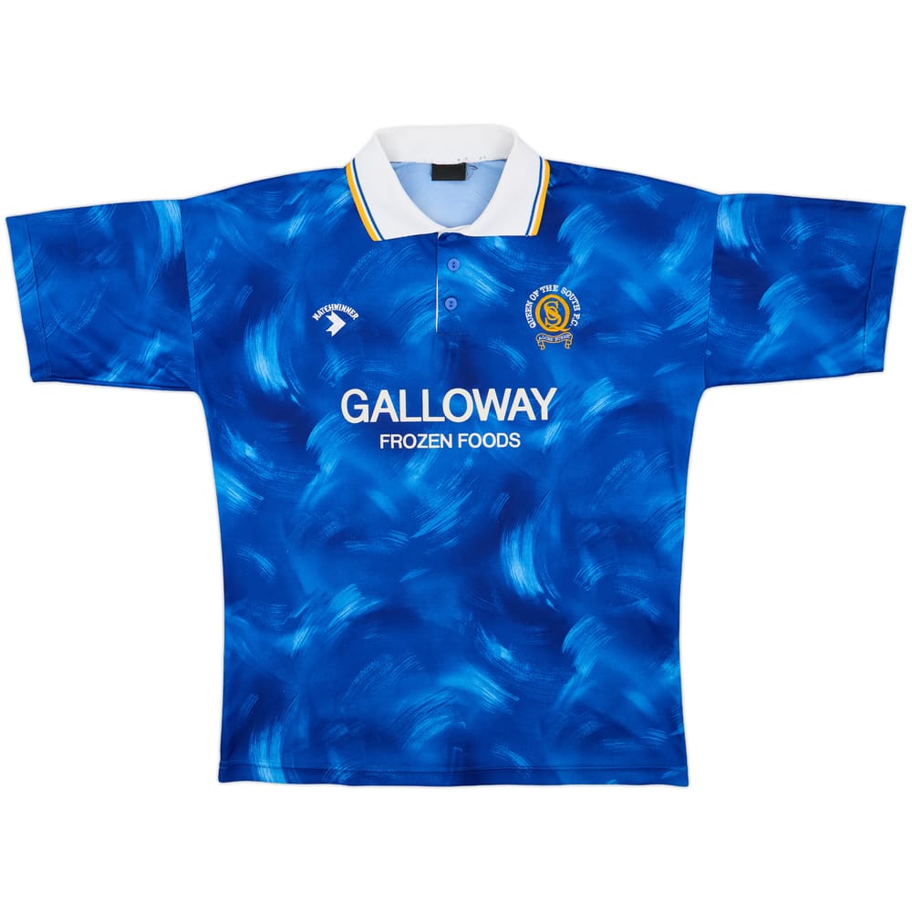 1990-94 Queen of the South Home Shirt - 9/10 - (L)