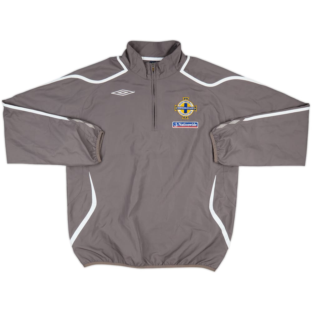 2007-09 Northern Ireland Umbro 1/4 Zip Sweat Top - 6/10 - (L)