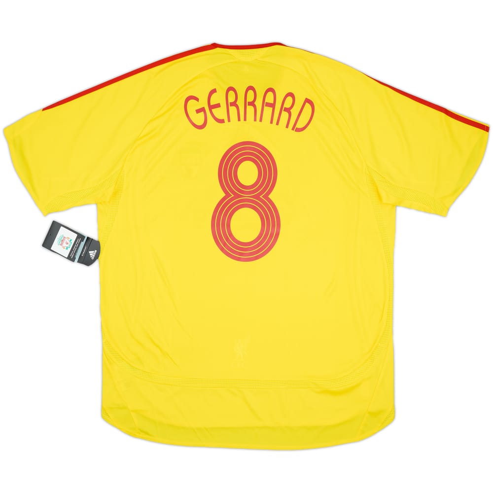 2006-07 Liverpool Away Shirt Gerrard #8 (XL)