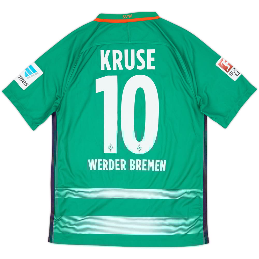 2016-17 Werder Bremen Home Shirt Kruse #10 - 8/10 - (M)