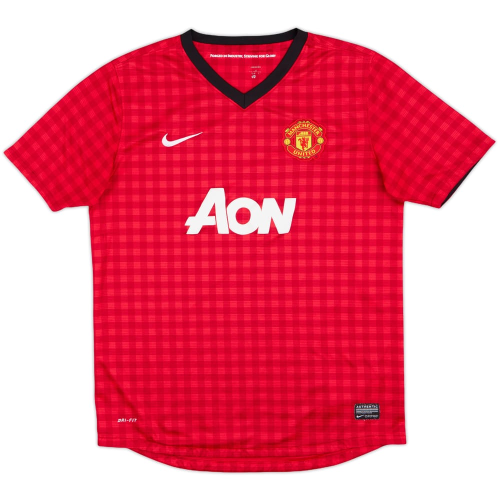 2012-13 Manchester United Home Shirt - 8/10 - (XL.Boys)