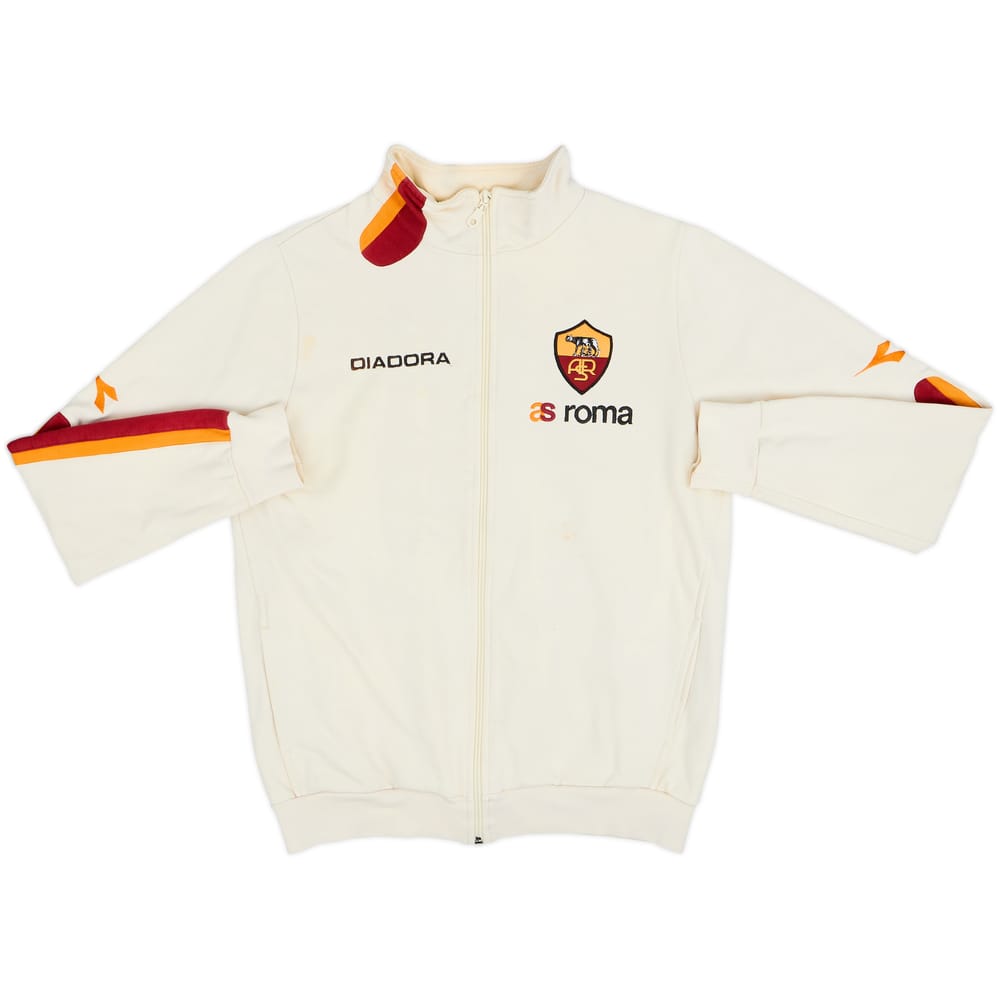 2003-04 Roma Diadora Track Jacket - 5/10 - (L.Boys)
