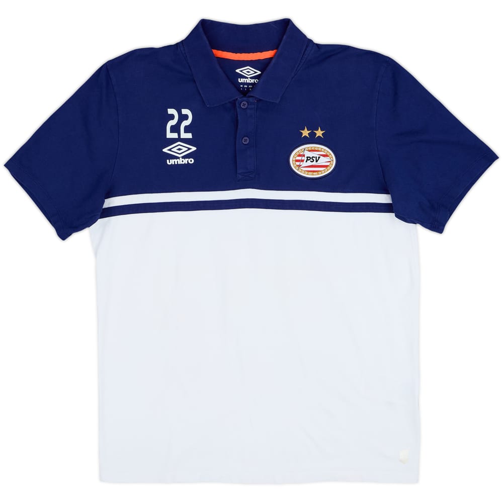 2017-18 PSV Player Issue Umbro Polo Shirt #22 - 10/10 - (L)