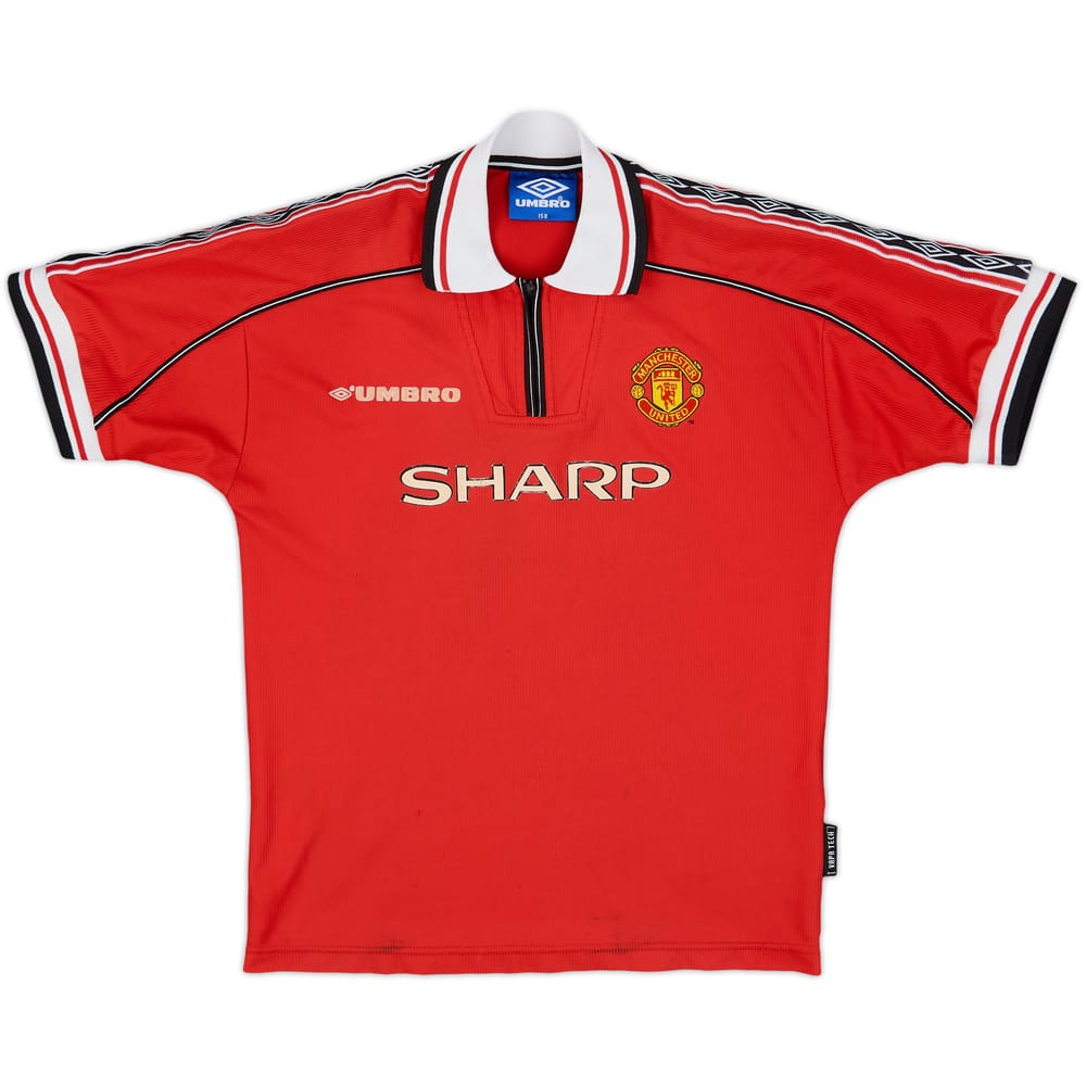 1998-00 Manchester United Home Shirt - 5/10 - (M.Boys)