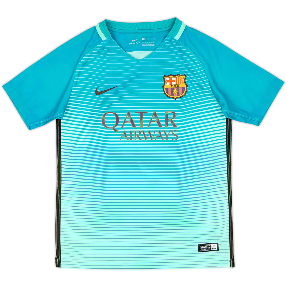 2016-17 Barcelona Third Shirt - 5/10 - (M.Boys)