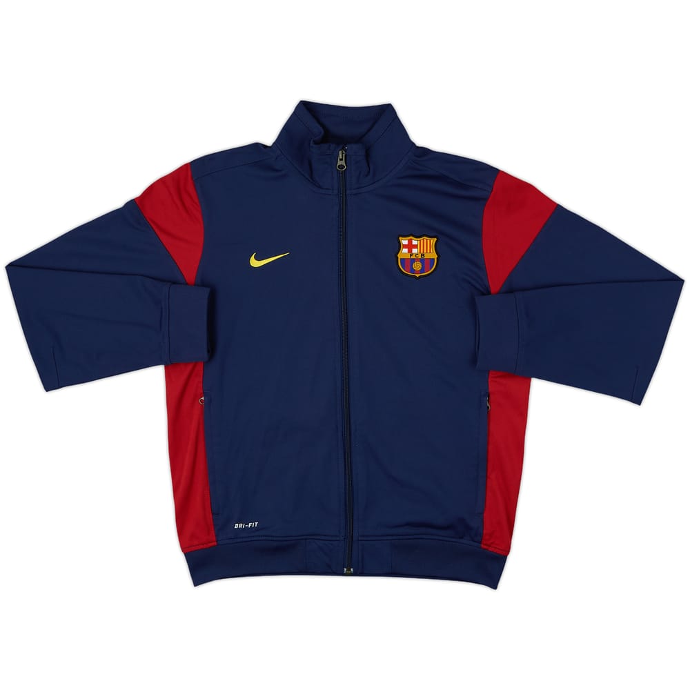 2013-14 Barcelona Nike Track Jacket - 8/10 - (L.Boys)